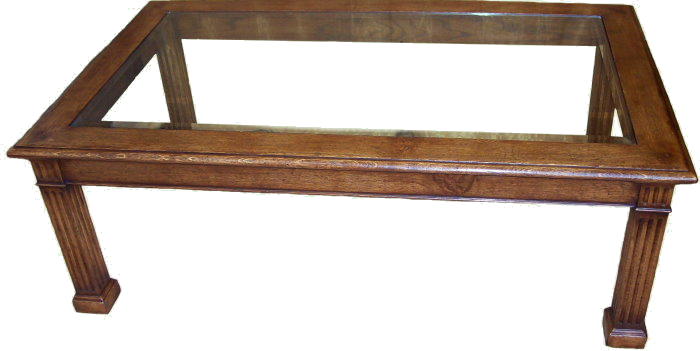 The Glass Top Coffee Table