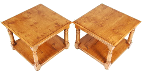 The Oak Pippy Lamp Table