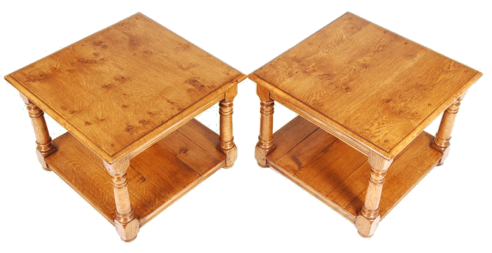 The Oak Pippy Lamp Table