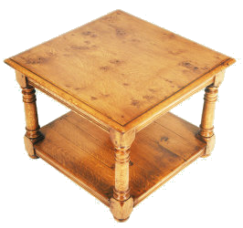 The Oak Pippy Lamp Table