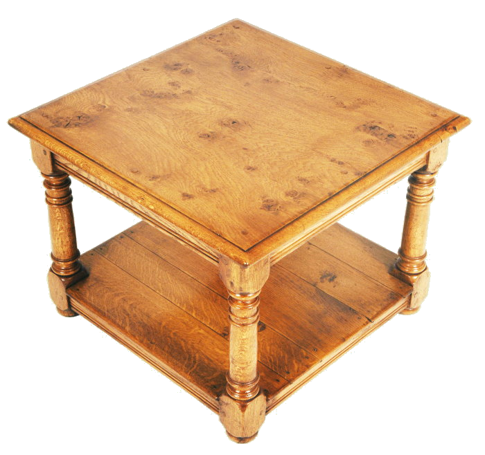 The Oak Pippy Lamp Table