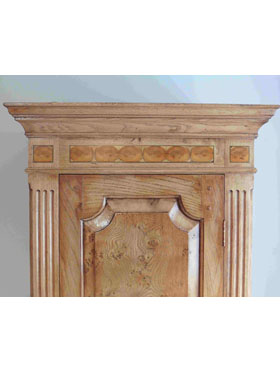 The Burnham with Yew Tree Oyster Inlay Bespoke Gun Cabinet