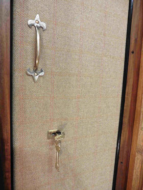 The Burnham with Yew Tree Oyster Inlay Bespoke Gun Cabinet