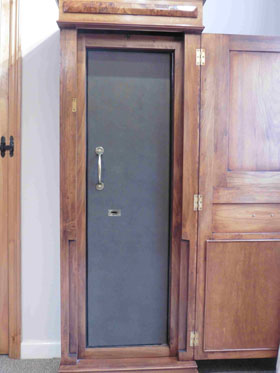 The Wicklewood in Cherry Bespoke Gun Cabinet
