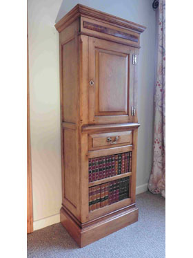 The Wicklewood in Cherry Bespoke Gun Cabinet